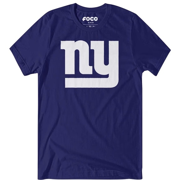 𝓝𝓨 𝓖𝓲𝓪𝓷𝓣𝓼 𝓝𝓪𝓿𝔂 𝓑𝓛𝓾𝓮 𝓛𝓸𝓰𝓸 𝓽-𝓼𝓱𝓲𝓻𝓣 - Picture 2 of 3